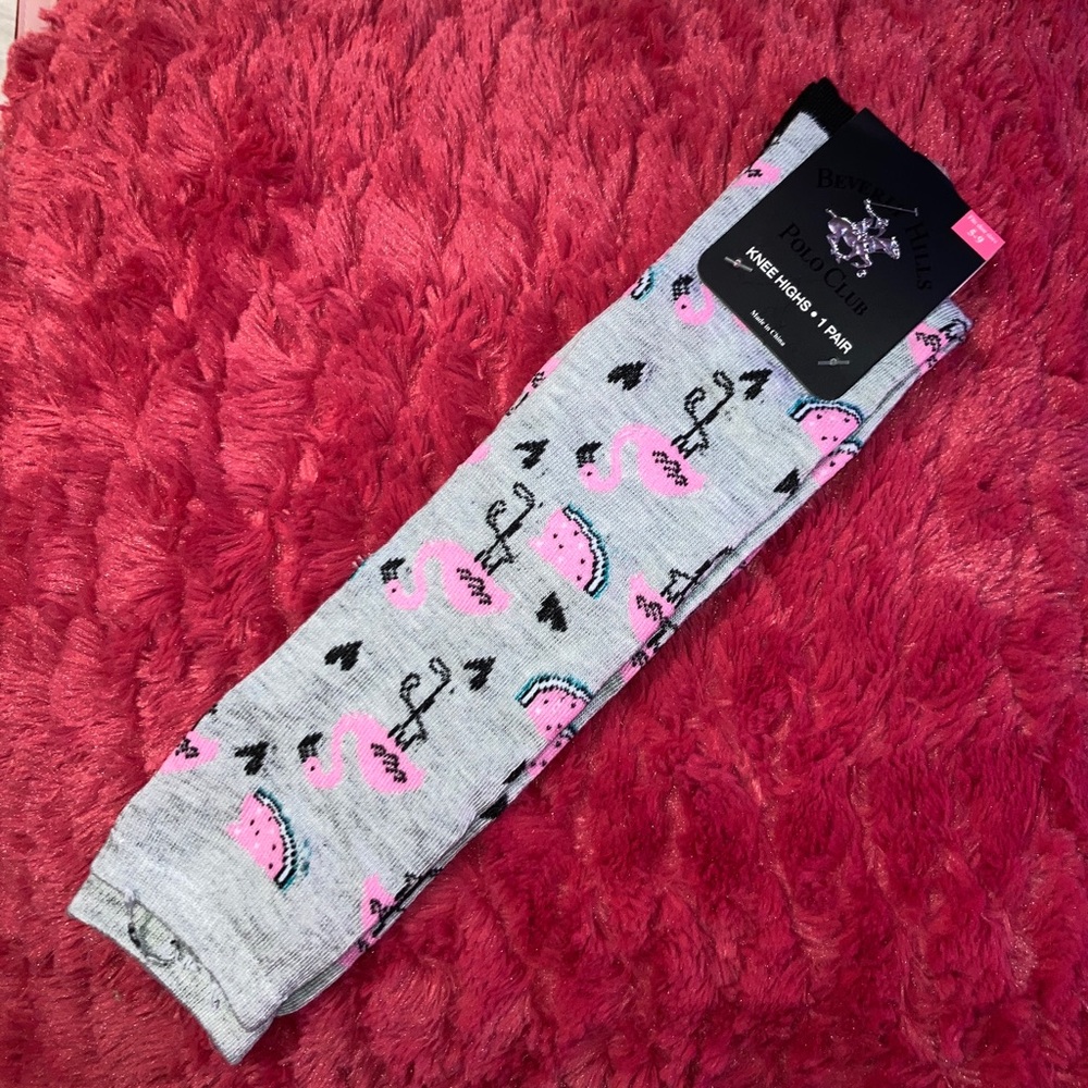 🧦👓1 pair NWT Fun & Funky Knee High Socks👓🧦